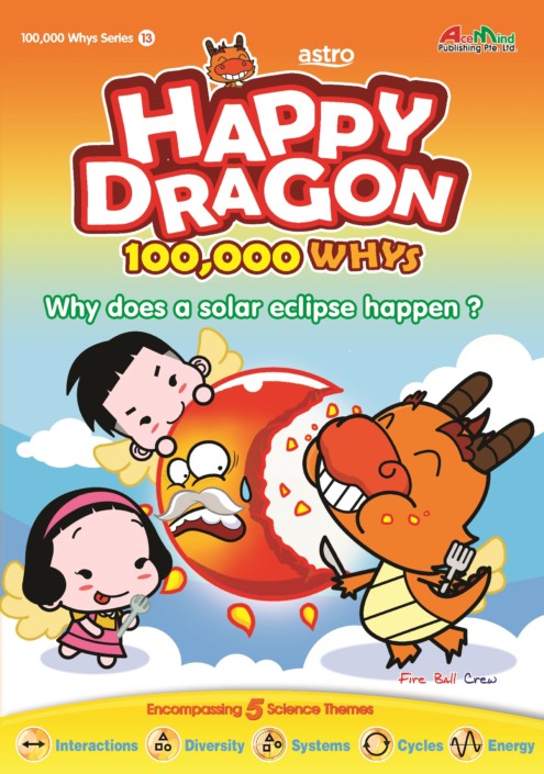 Happy Dragon #13 Why does a solar eclipse happen?